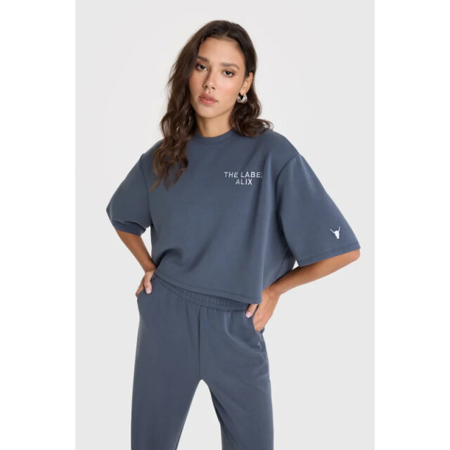 Alix The Label Flowy cropped t-shirt - Flowy cropped t-shirt - Alix The Label large