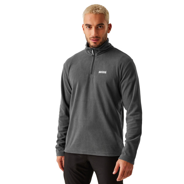 Regatta Geweldig voor buiten heren thompson half zip fleece sweater UTRG1390_iron large