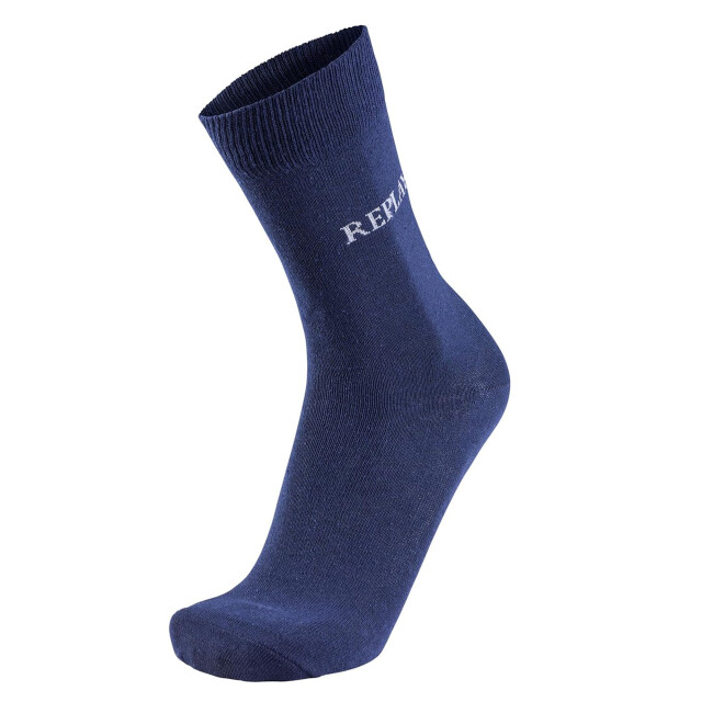 Replay Unisex volwassenen logo sokken (pak van 3) UTLT5492_darkbluegrey large