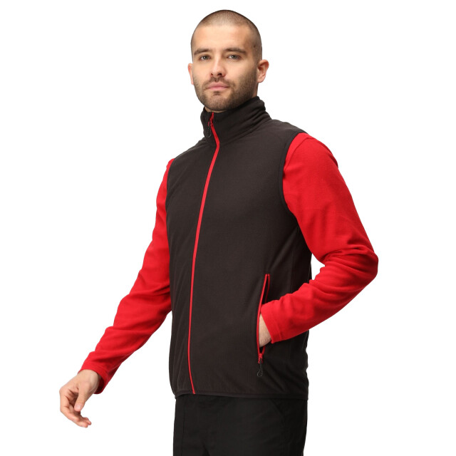 Regatta Unisex navigate fleece body warmer voor volwassenen UTLT5077_blackclassicred large