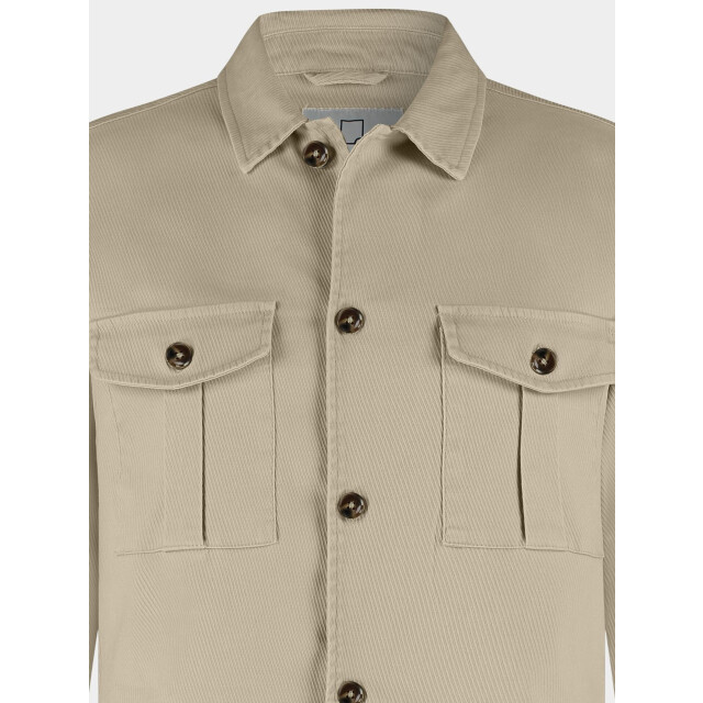 Born with Appetite Overshirt owen shirtjacket 25114ow81/190 pebble 186914 large