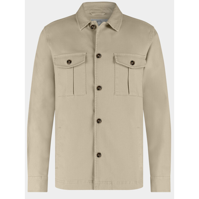 Born with Appetite Overshirt owen shirtjacket 25114ow81/190 pebble 186914 large