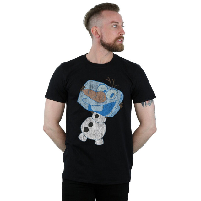 Li-cense Disney heren frozen olaf ijsblokjes t-shirt UTBI27372_black large