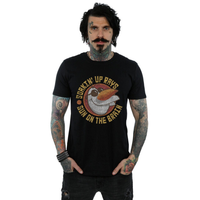 Li-cense Disney heren frozen olaf zon op de hersenen t-shirt UTBI27350_black large