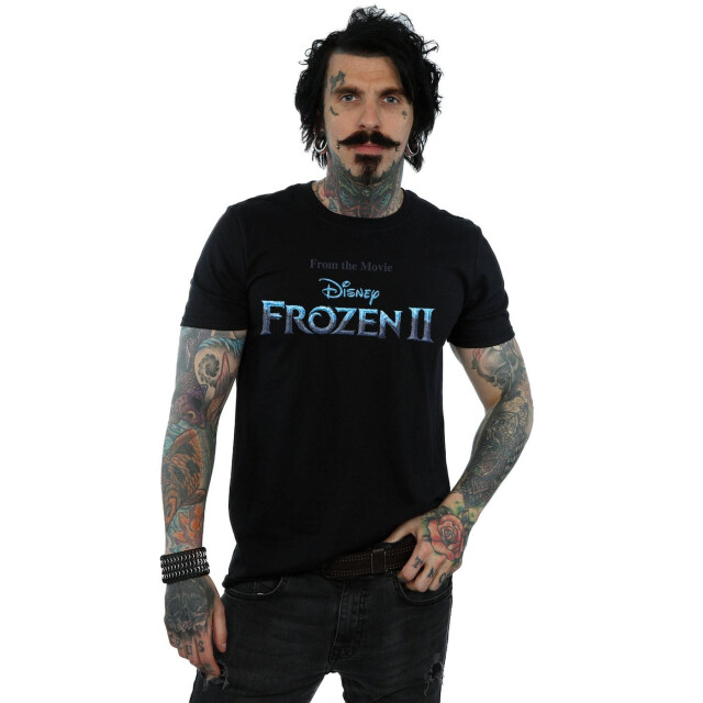 Li-cense Disney heren frozen 2 movie logo t-shirt UTBI27167_black large