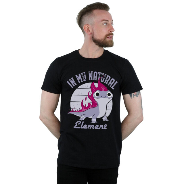 Li-cense Disney heren frozen 2 salamander bruni element t-shirt UTBI27168_black large