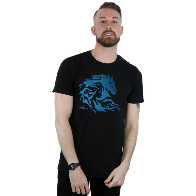 Li-cense Disney heren frozen 2 nokk silhouette t-shirt UTBI27109_black large