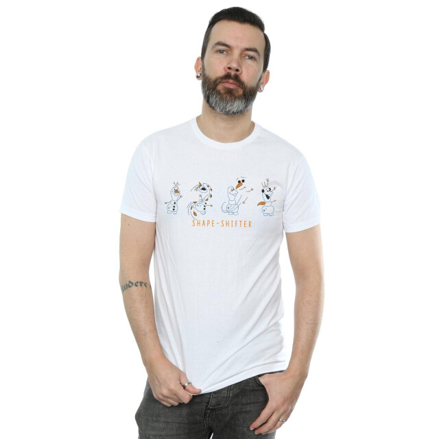 Li-cense Disney heren frozen 2 olaf shape-shifter t-shirt UTBI26989_white large