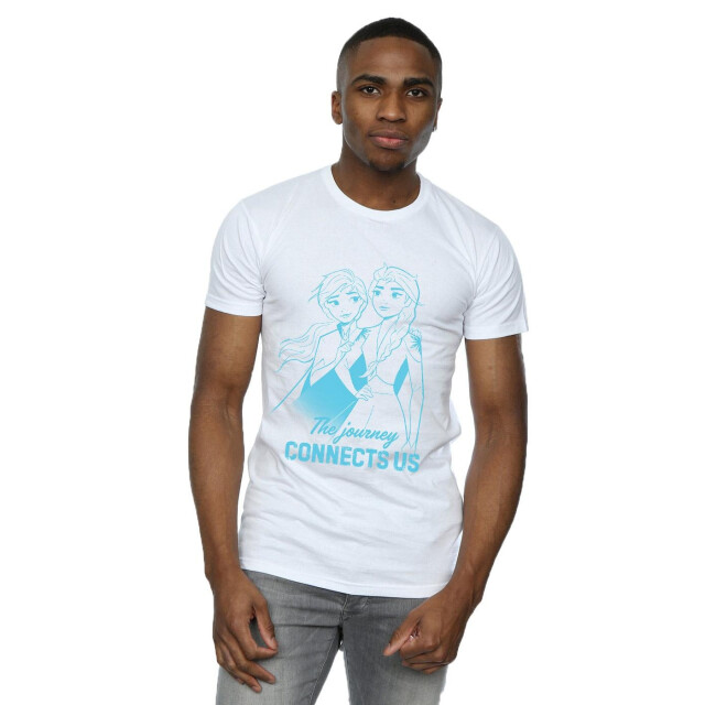 Li-cense Disney heren frozen 2 elsa en anna de reis verbindt ons t-shirt UTBI26916_white large