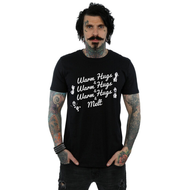 Li-cense Disney heren frozen 2 olaf warme knuffels en smelten t-shirt UTBI26877_black large