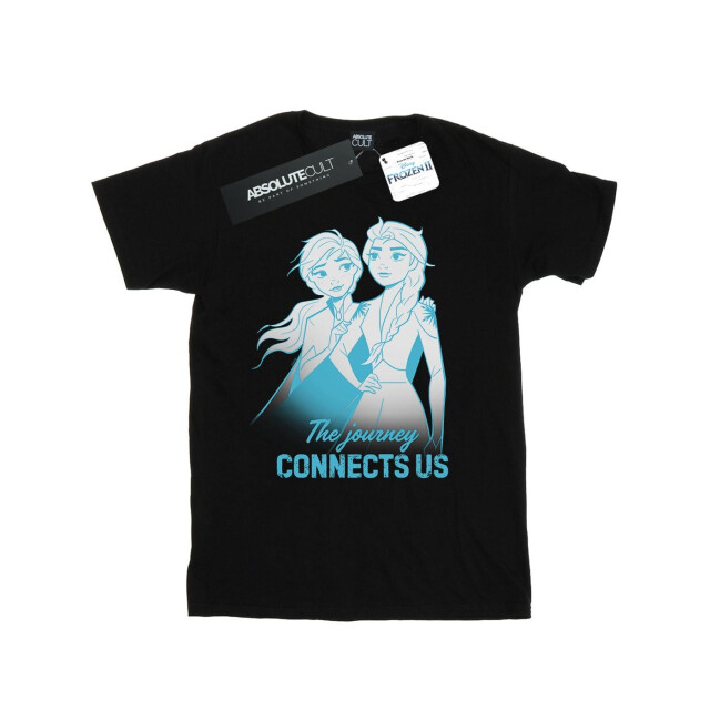 Li-cense Disney heren frozen 2 elsa en anna de reis verbindt ons t-shirt UTBI26916_black large