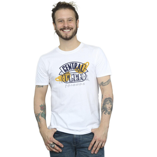 Li-cense Friends heren central perk t-shirt UTBI26743_white large
