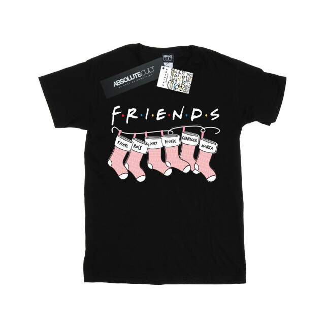 Li-cense Friends heren kerstmis kous logo t-shirt UTBI26742_black large