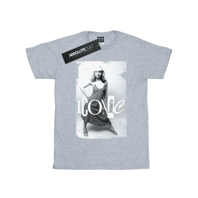 Li-cense Debbie harry katoenen t-shirt met iconische foto voor meisjes UTBI17670_sportsgrey large