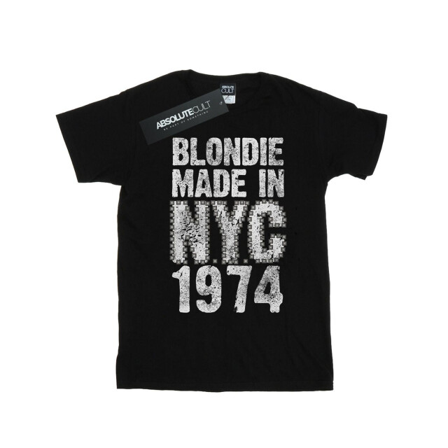 Li-cense Blondie meisjes punk nyc katoenen t-shirt UTBI17669_black large