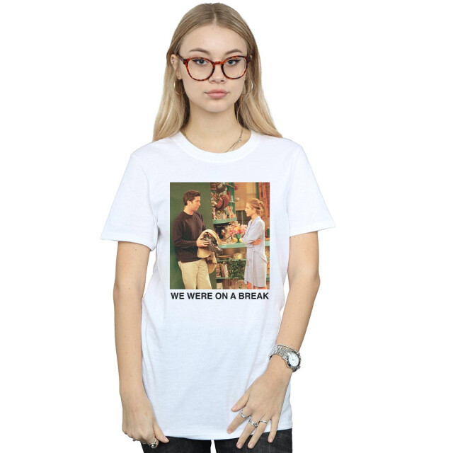 Li-cense Friends dames we were on a break rok katoenen vriend t-shirt UTBI23960_white large