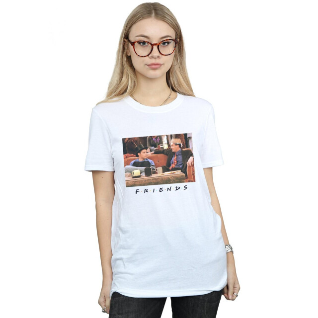 Li-cense Friends dames joey en chandler hoeden katoenen vriendje t-shirt UTBI23923_white large