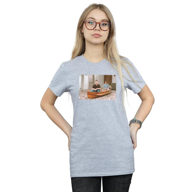 Li-cense Friends dames bootfoto katoenen vriend t-shirt UTBI23823_sportsgrey large