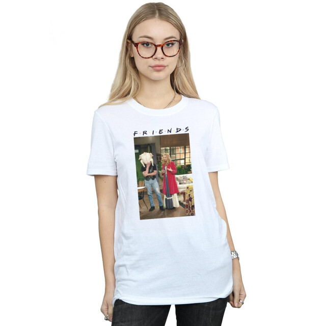 Li-cense Friends dames joey turkey boyfriend t-shirt UTBI23600_white large