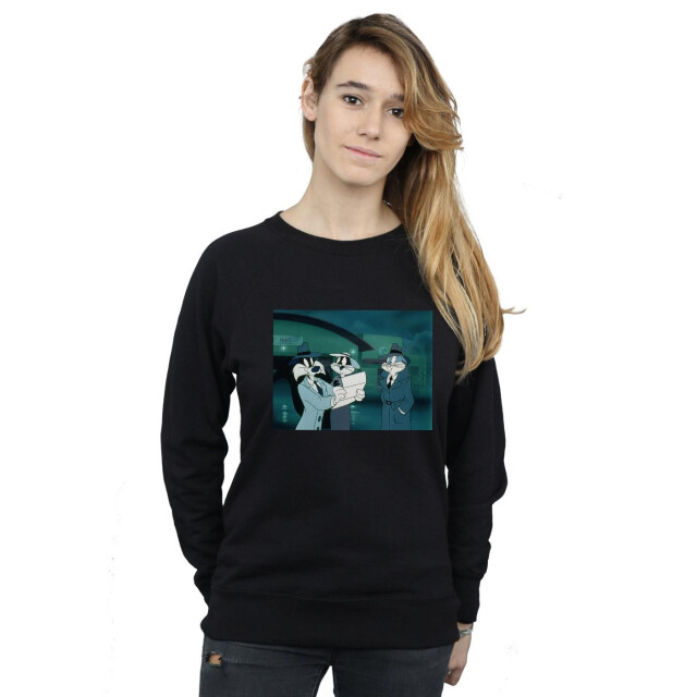 Li-cense Looney tunes dames bugs bunny sylvester letter sweatshirt UTBI23676_black large