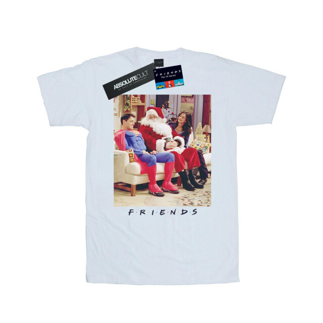 Li-cense Friends dames superman en kerstman katoenen vriendje t-shirt UTBI23620_white large