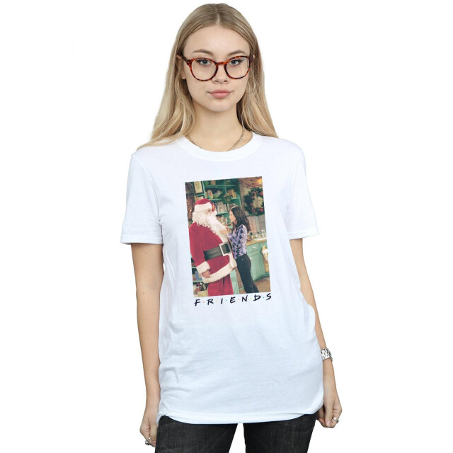 Li-cense Friends dames chandler claus katoenen vriendje t-shirt UTBI23599_white large