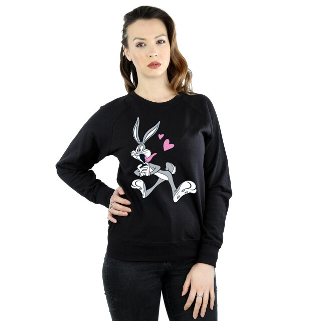 Li-cense Looney tunes dames bugs bunny in love sweatshirt UTBI23516_black large