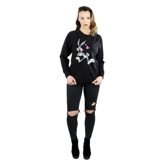 Li-cense Looney tunes dames bugs bunny in love sweatshirt UTBI23516_black large
