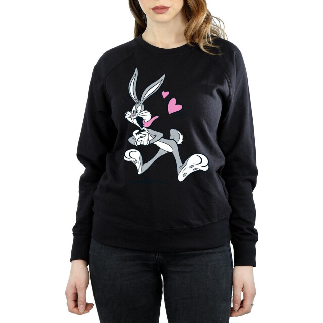 Li-cense Looney tunes dames bugs bunny in love sweatshirt UTBI23516_black large