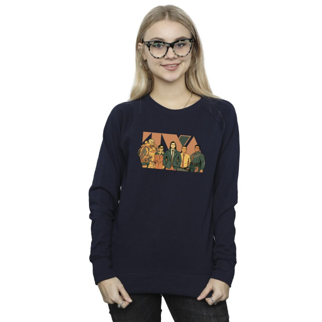 Li-cense Marvel dames loki tva groep sweatshirt UTBI23309_navyblue large