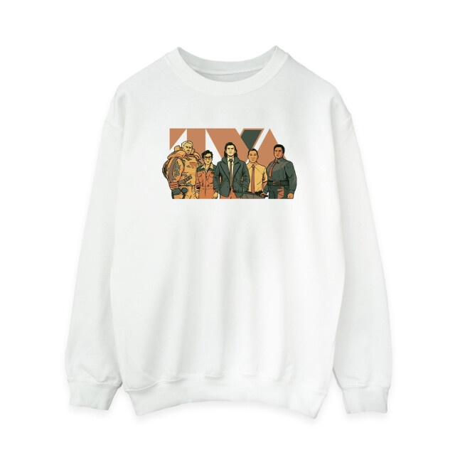 Li-cense Marvel dames loki tva groep sweatshirt UTBI23309_white large