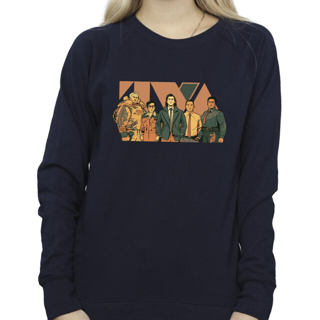 Li-cense Marvel dames loki tva groep sweatshirt UTBI23309_navyblue large
