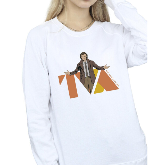 Li-cense Marvel dames loki tva pose sweatshirt UTBI23326_white large