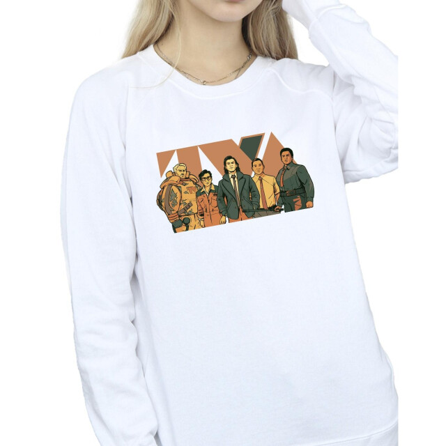 Li-cense Marvel dames loki tva groep sweatshirt UTBI23309_white large