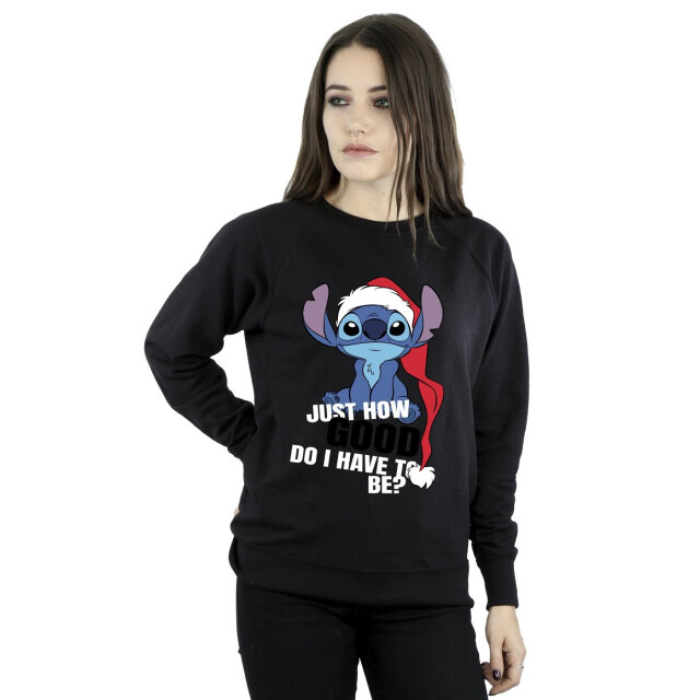 Li-cense Disney dames lilo & stitch just how good sweatshirt UTBI23177_black large