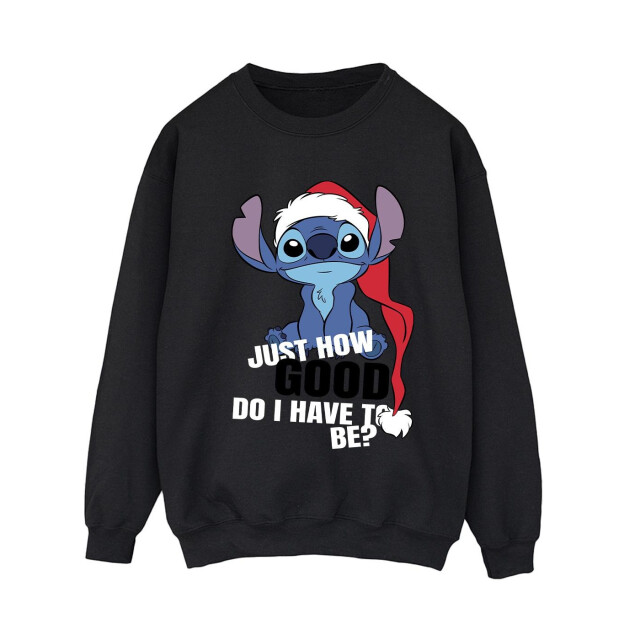 Li-cense Disney dames lilo & stitch just how good sweatshirt UTBI23177_black large
