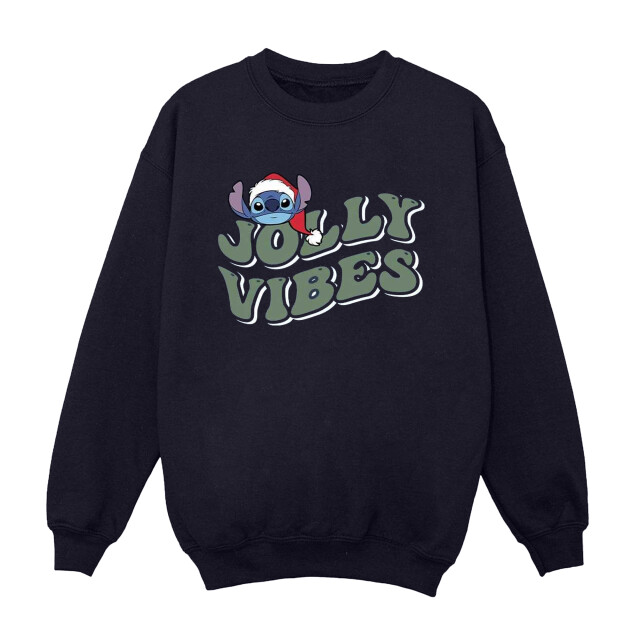 Li-cense Disney dames lilo & stitch jolly chilling vibes sweatshirt UTBI23158_navyblue large