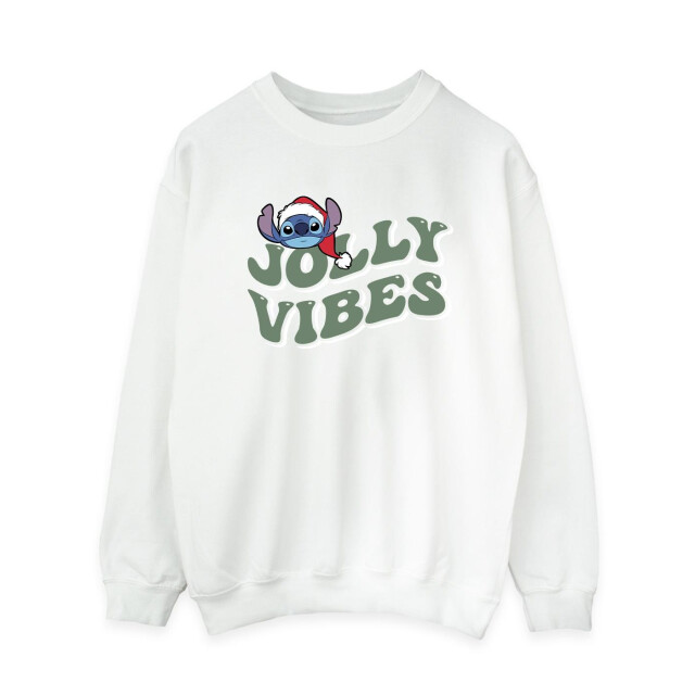 Li-cense Disney dames lilo & stitch jolly chilling vibes sweatshirt UTBI23158_white large