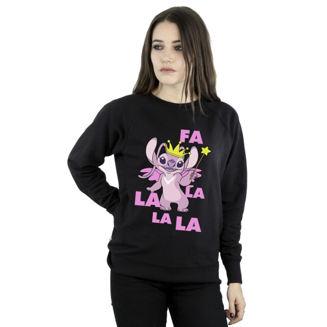 Li-cense Disney dames lilo & stitch angel fa la la sweatshirt UTBI23076_black large