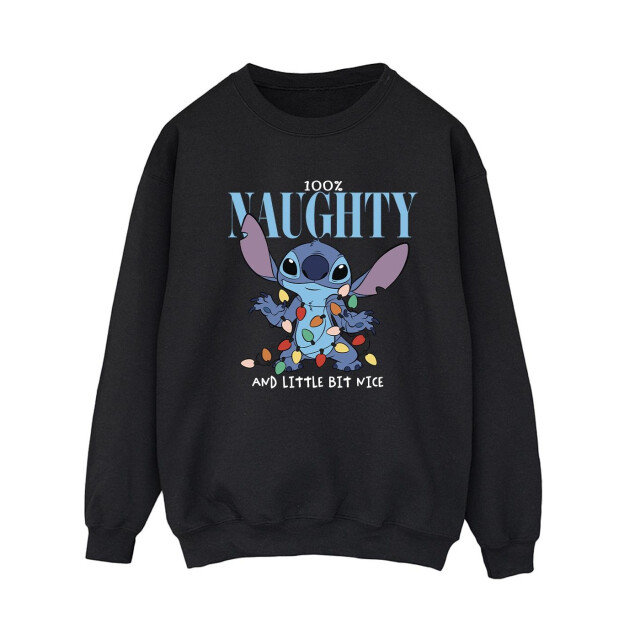 Li-cense Disney dames lilo & stitch naughty & nice sweatshirt UTBI23128_black large