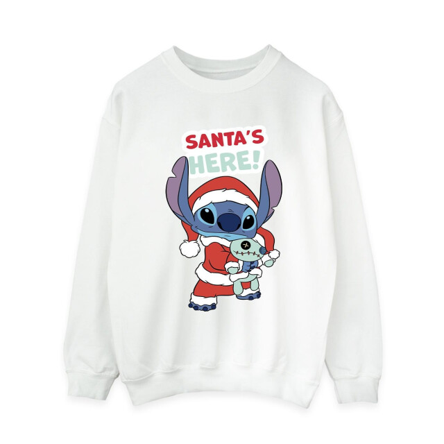 Li-cense Disney dames lilo & stitch santa´s here sweatshirt UTBI23058_white large