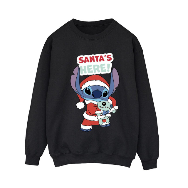 Li-cense Disney dames lilo & stitch santa´s here sweatshirt UTBI23058_black large