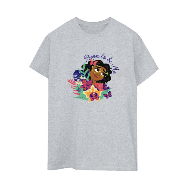 Li-cense Disney dames encanto born to be me katoenen vriendje t-shirt UTBI22466_sportsgrey large