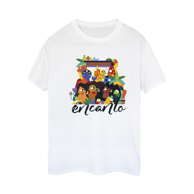 Li-cense Disney dames encanto sisters katoenen vriend t-shirt UTBI22457_white large