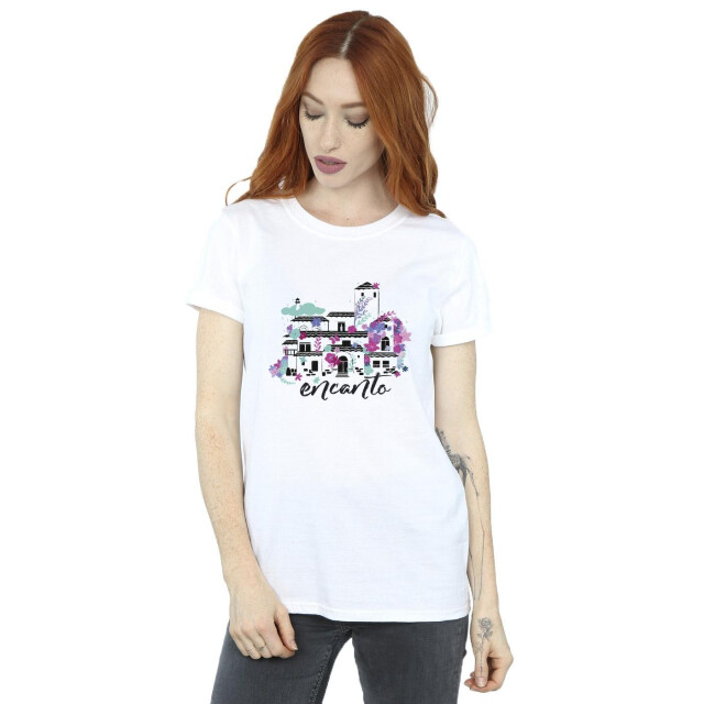 Li-cense Disney dames encanto casita katoenen vriend t-shirt UTBI22429_white large