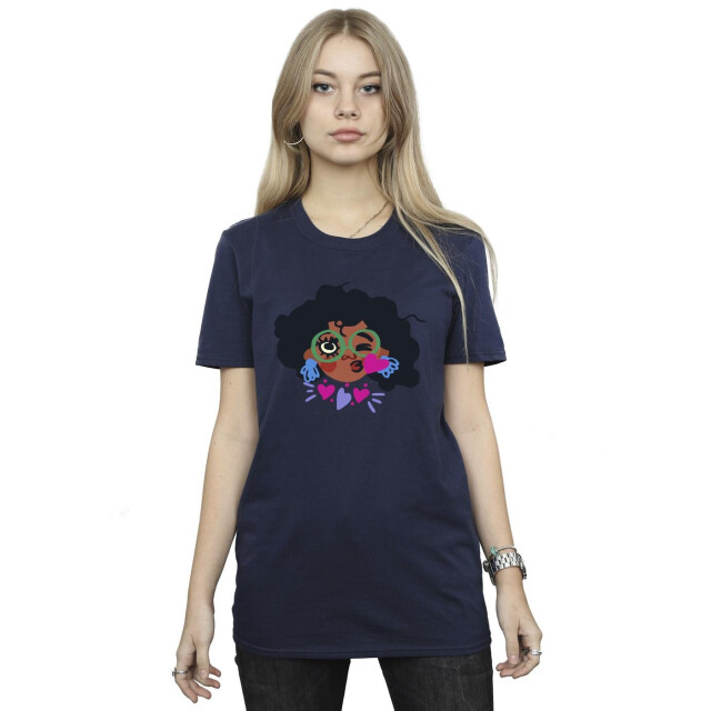 Li-cense Disney dames encanto mirabel kiss katoenen vriendje t-shirt UTBI22445_navyblue large