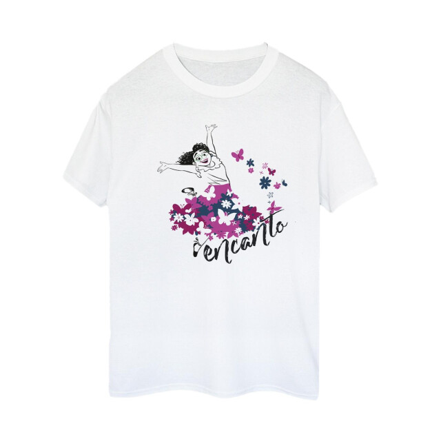 Li-cense Disney dames encanto mirabel bloem katoenen vriendje t-shirt UTBI22412_white large