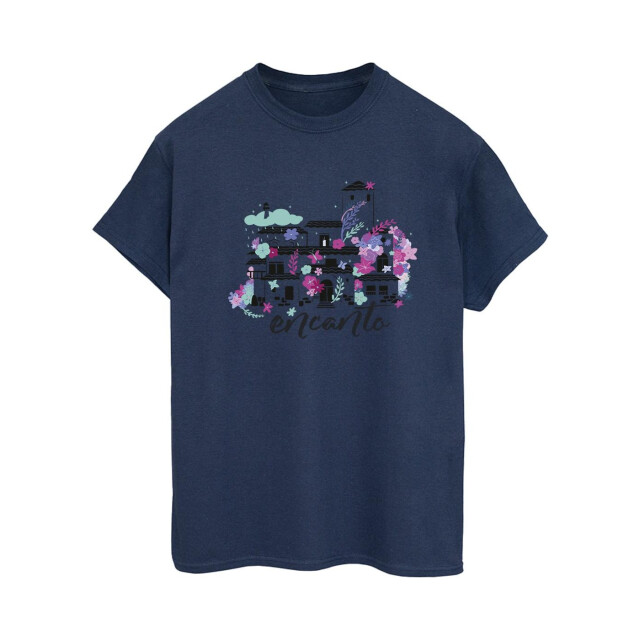 Li-cense Disney dames encanto casita katoenen vriend t-shirt UTBI22429_navyblue large
