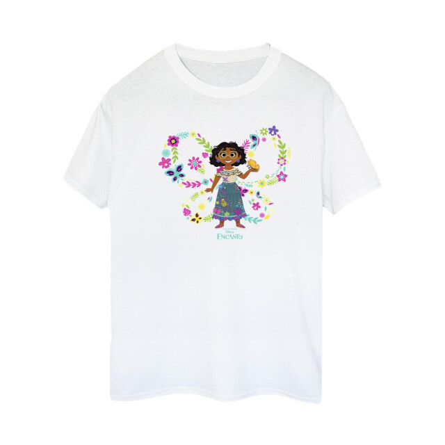 Li-cense Disney dames encanto mirabel vlinder katoenen vriend t-shirt UTBI22393_white large