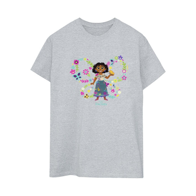 Li-cense Disney dames encanto mirabel vlinder katoenen vriend t-shirt UTBI22393_sportsgrey large